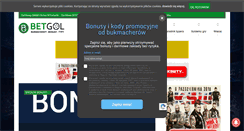 Desktop Screenshot of betgol.pl